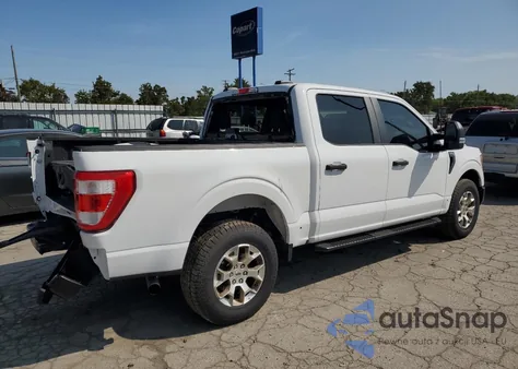 2022 Ford F150 Police Responder из США, поврежденный, VIN 1FTFW1P81NKE09436
